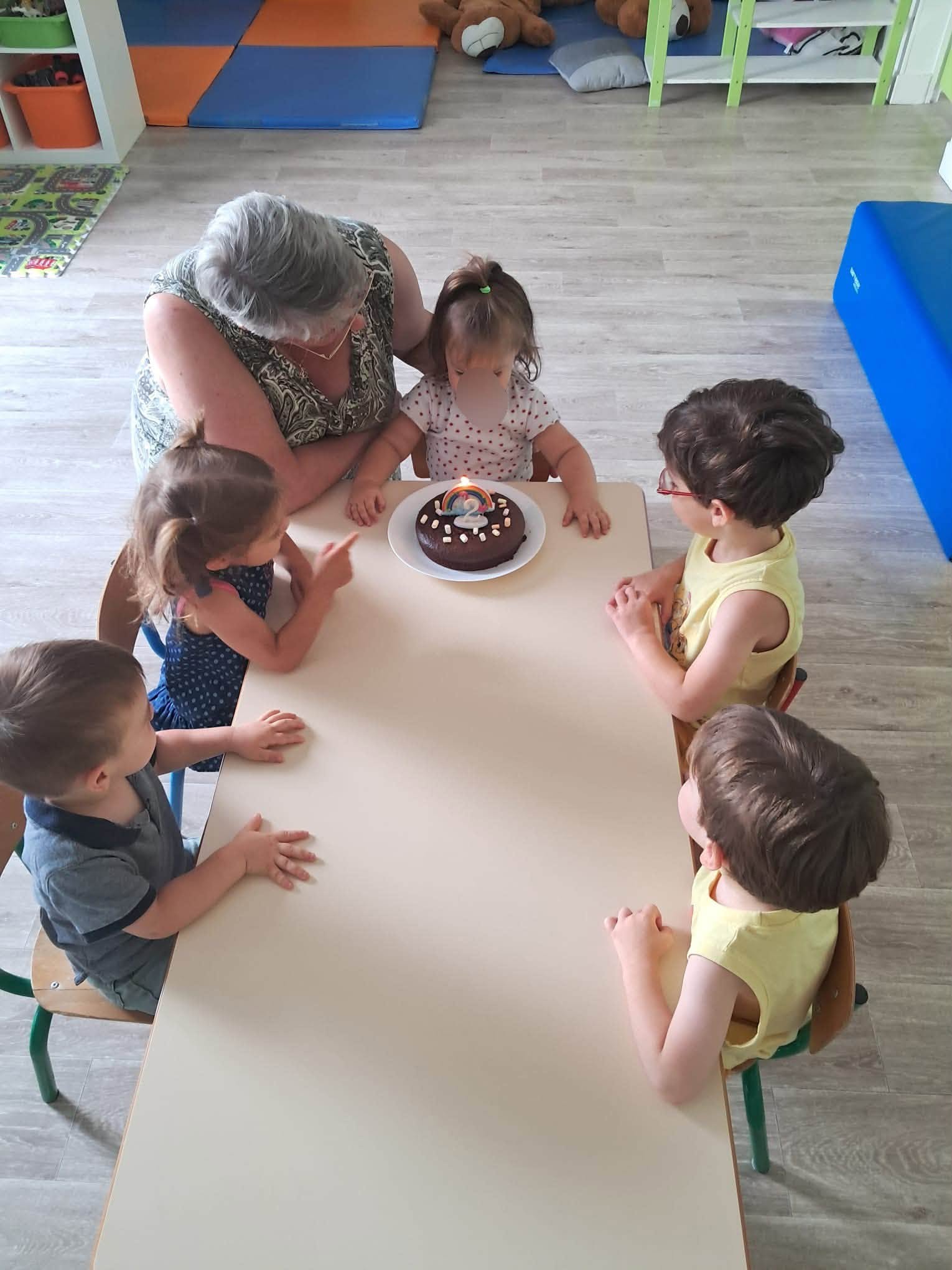 Fête d'anniversaire d'un enfant à la MAM Les P'ti Malins